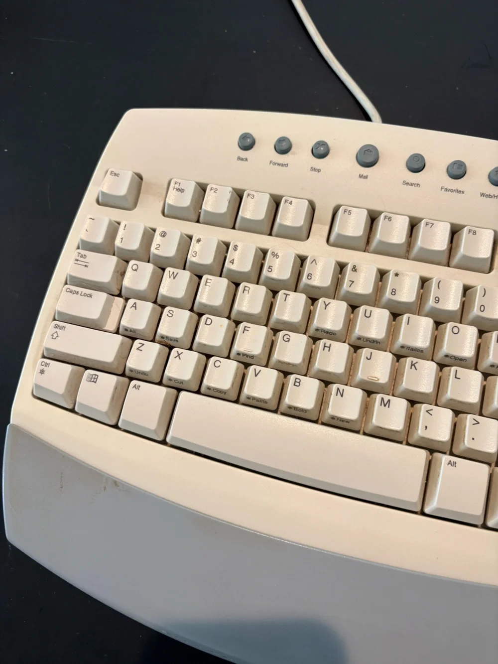 Microsoft Internet Keyboard Pro RT9420V PS/2 & USB Connector Vintage